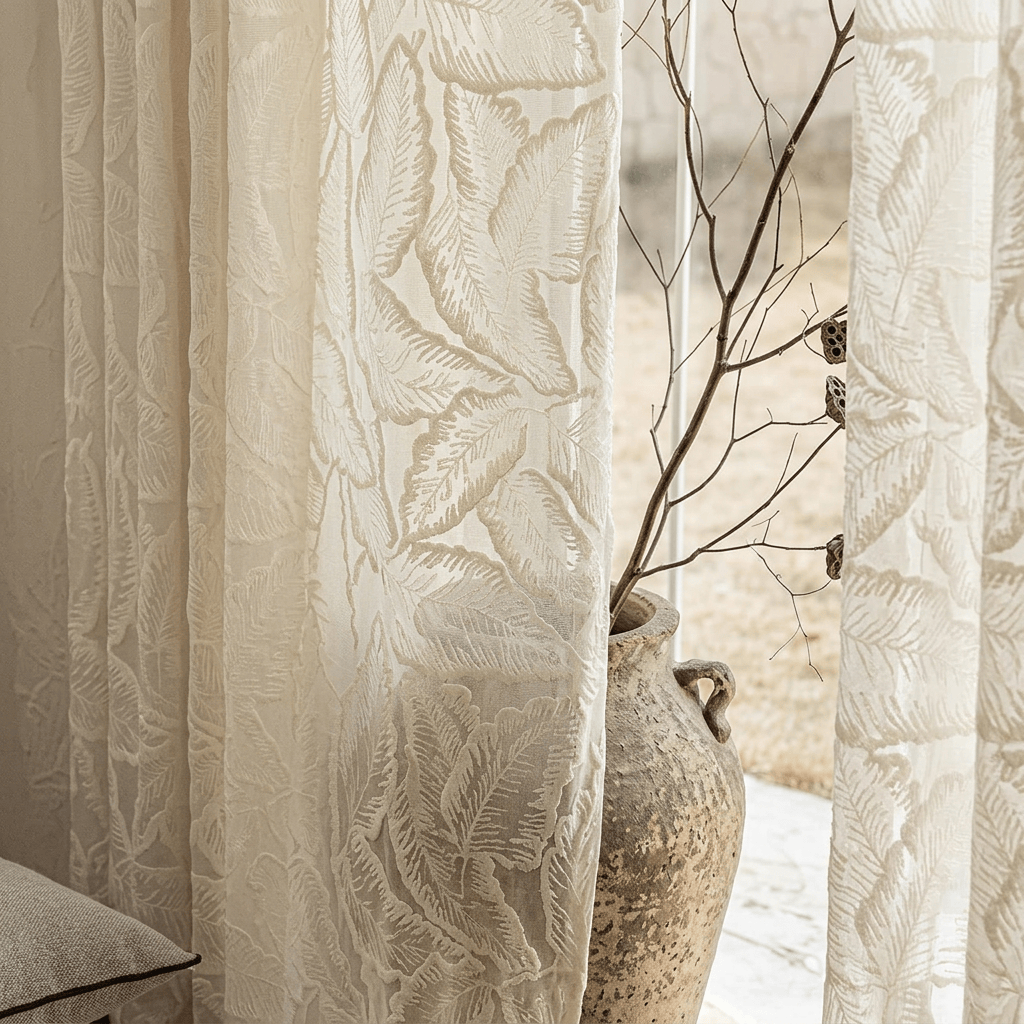 Rideau motif Veloria