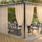 Rideau transparent extérieur Veloria