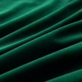 Rideau aspect velours vert