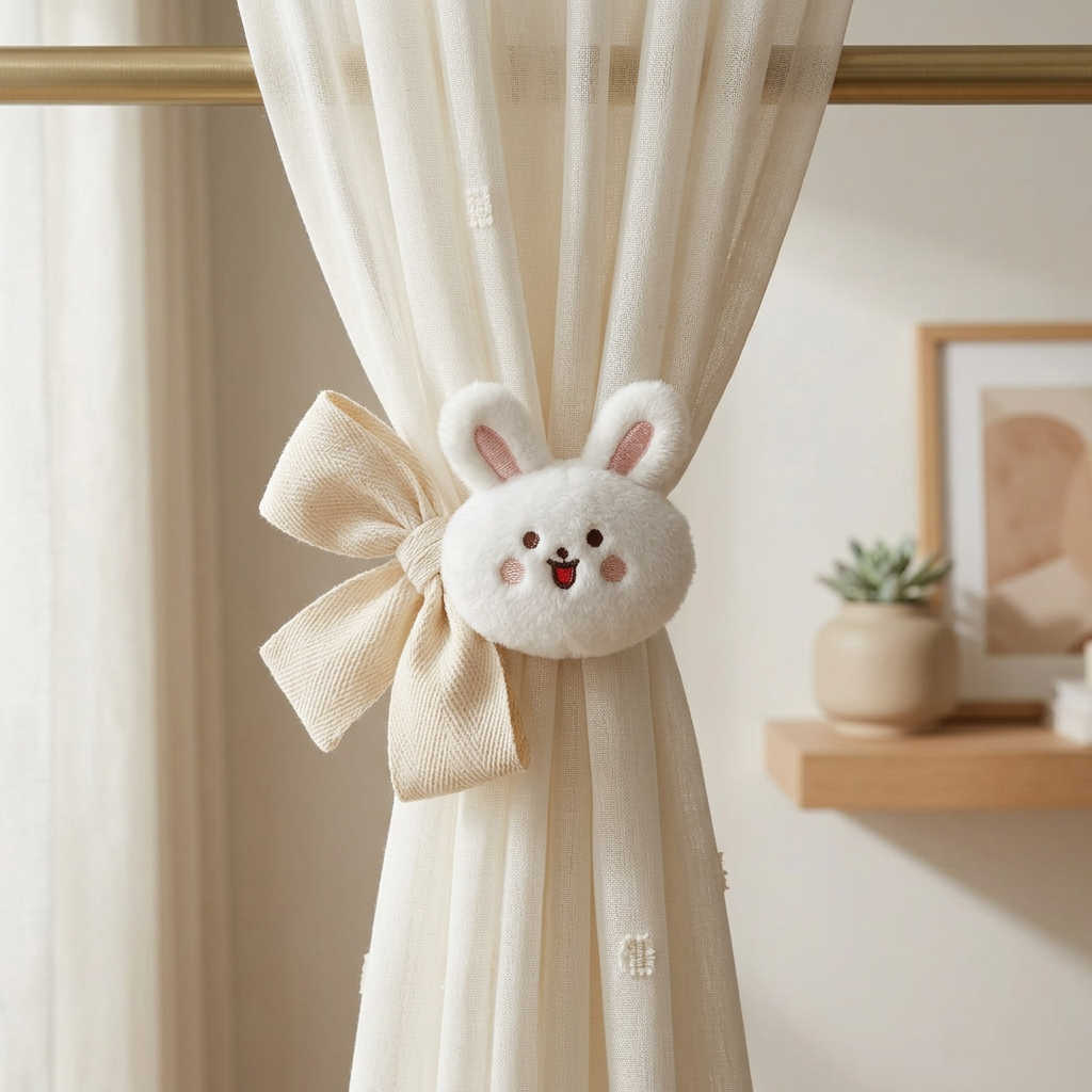 Embrasse rideau peluche