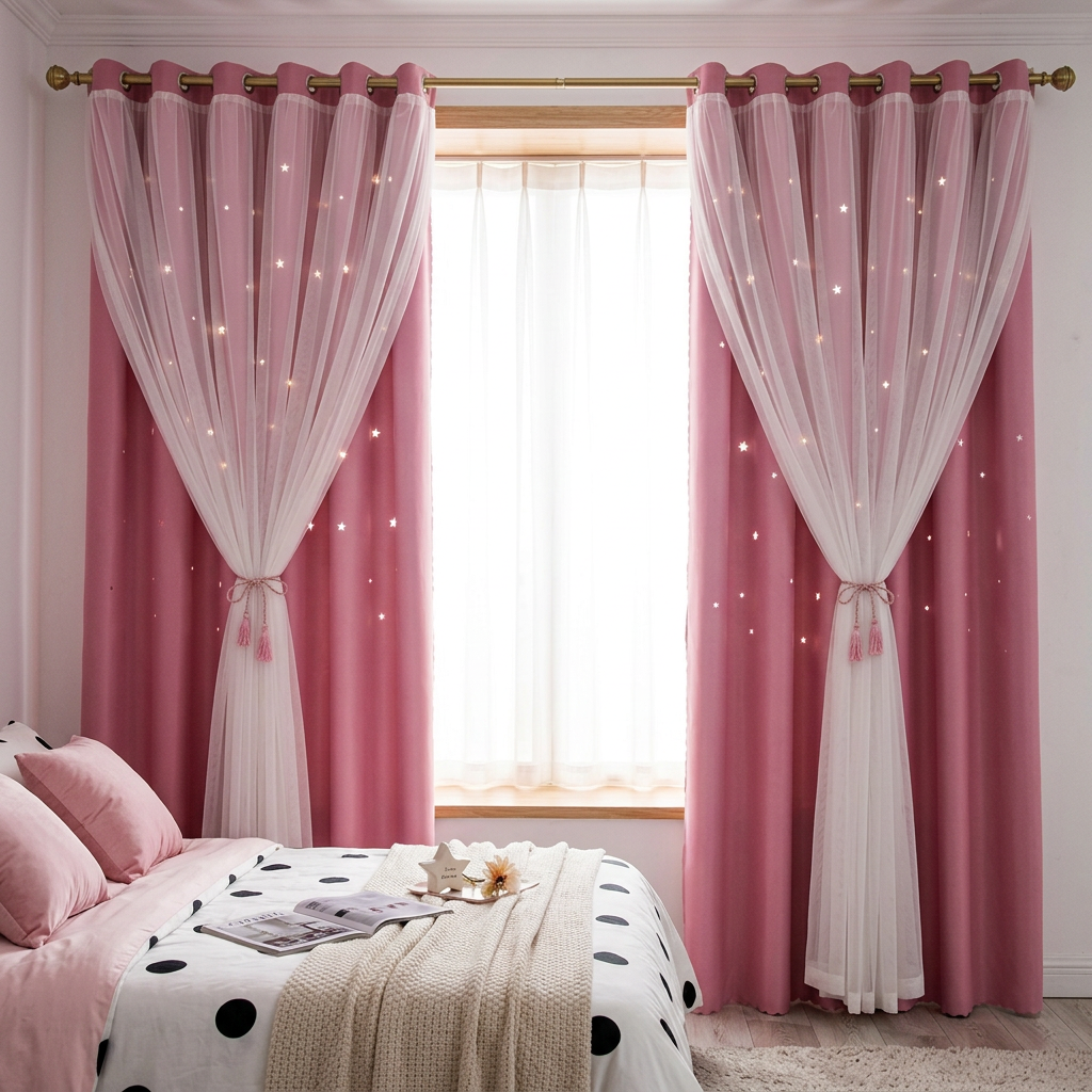 Rideau chambre fille