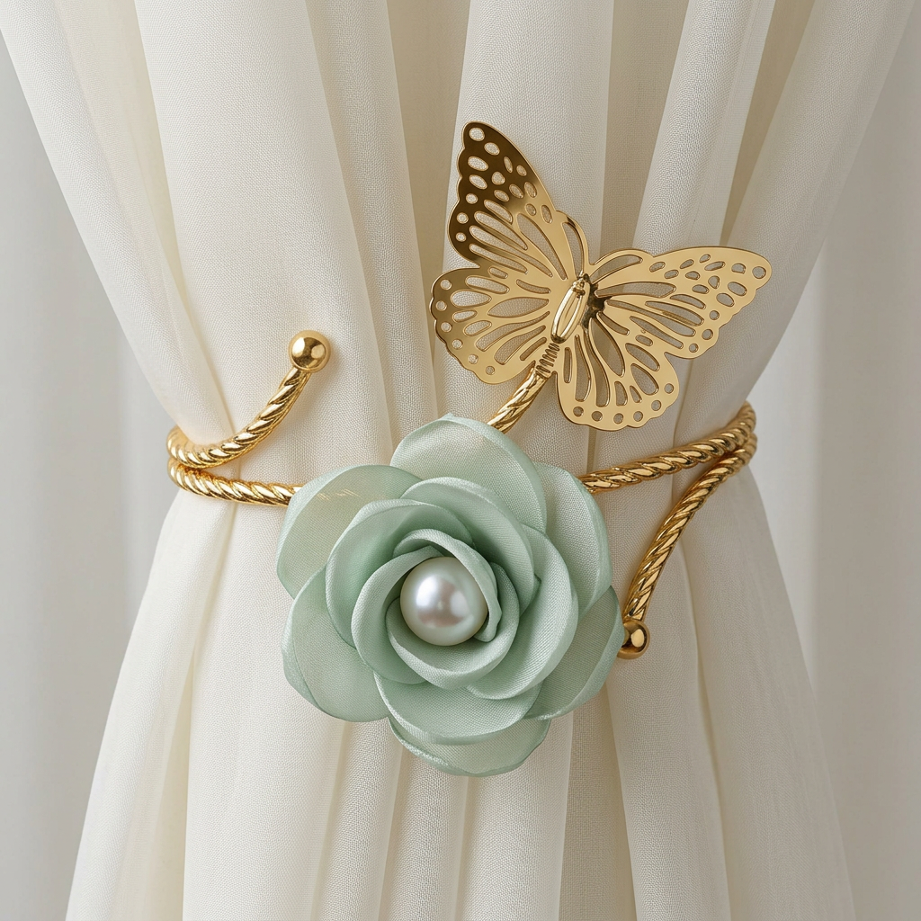 Embrasse rideau papillon