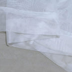 Rideau gaze de coton blanc Veloria