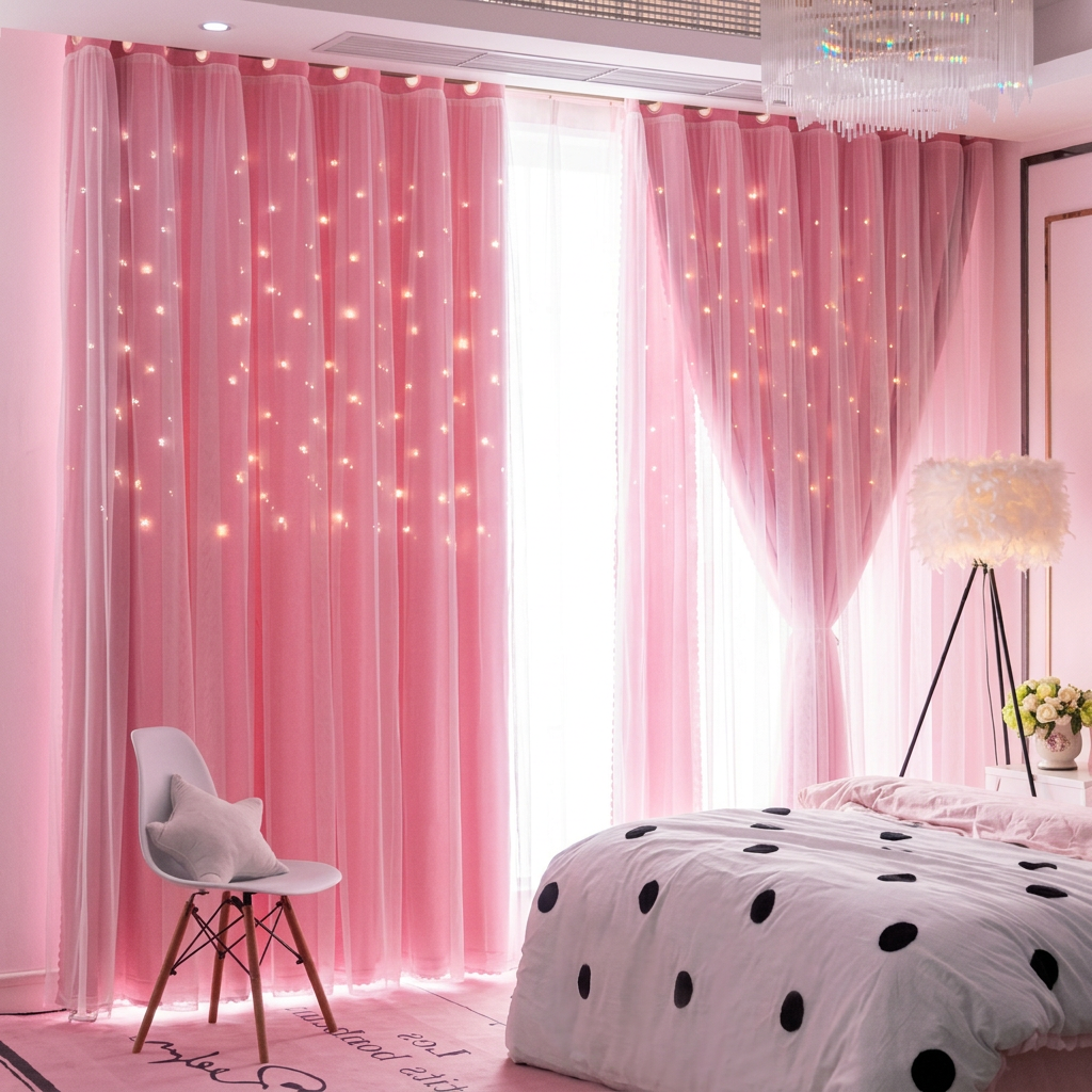 Rideau chambre fille
