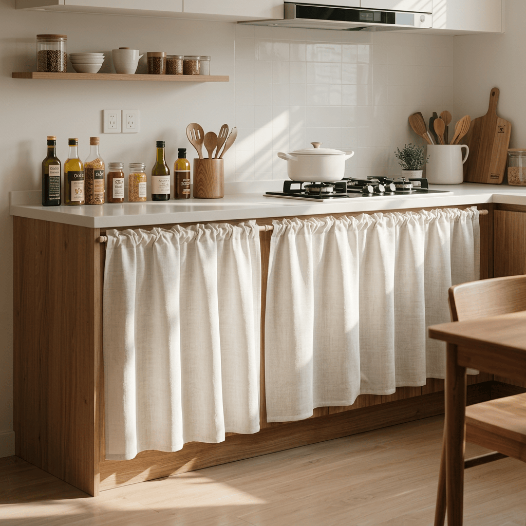 Rideau placard cuisine Veloria