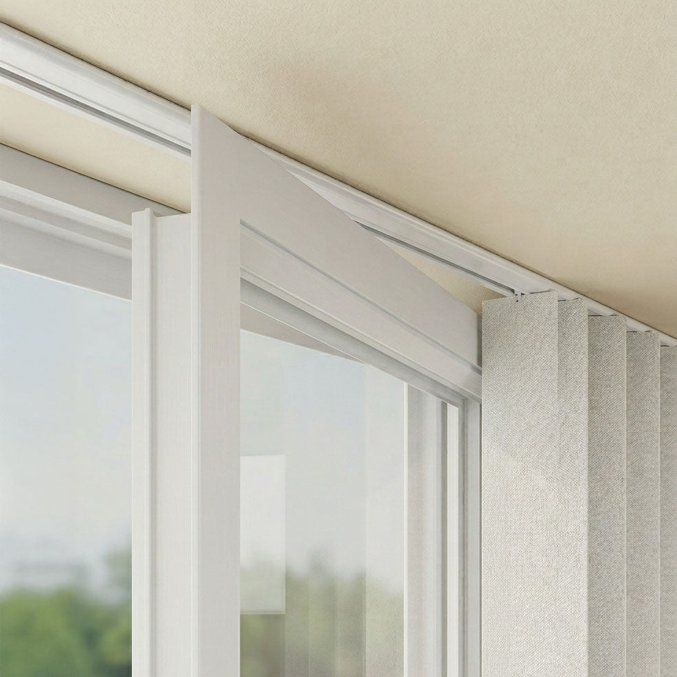 Rail rideau plafond
