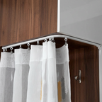 Rail flexible rideau