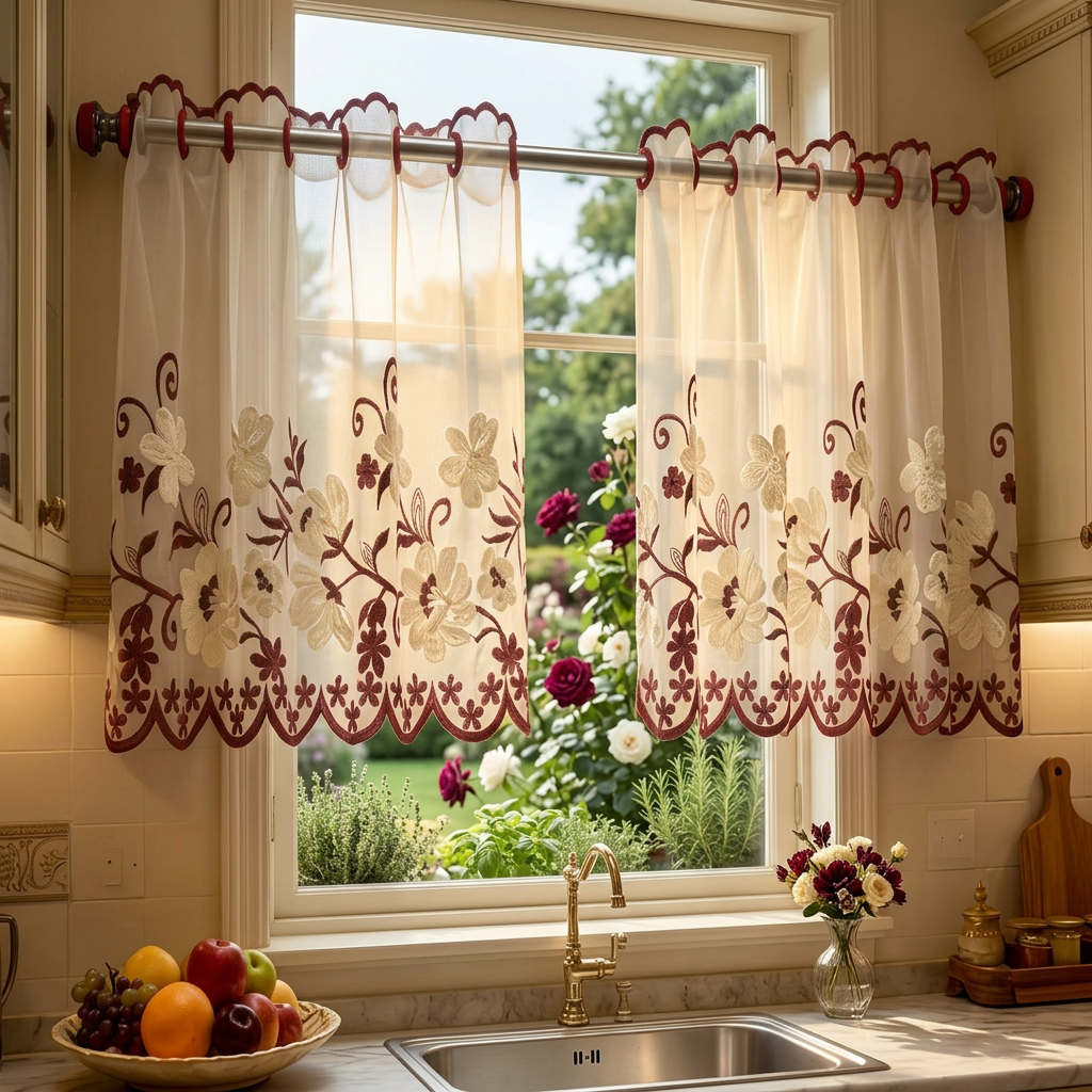 Rideaux cuisine brise bise