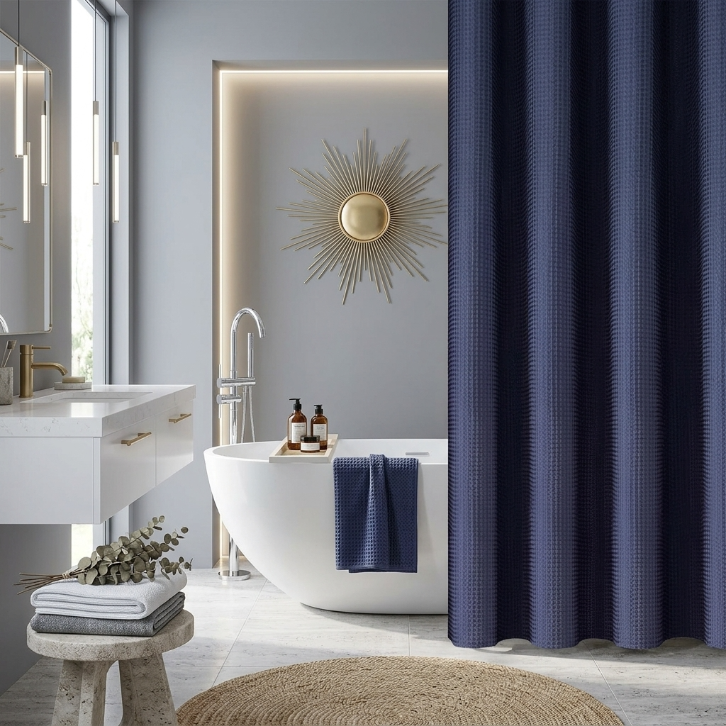 Rideau de douche anti moisissure