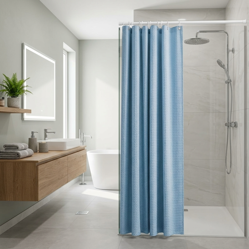 Rideau de douche anti moisissure