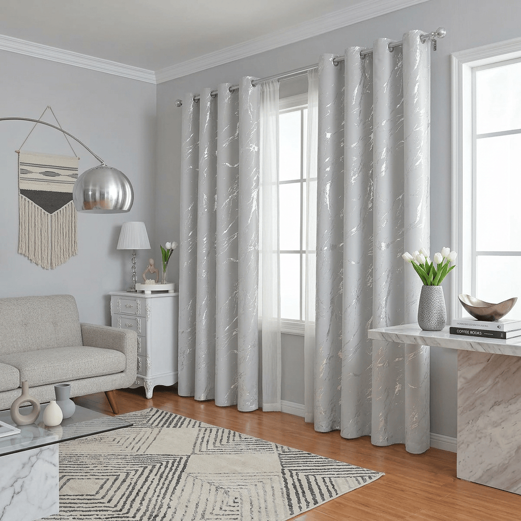 Rideaux salon moderne Veloria