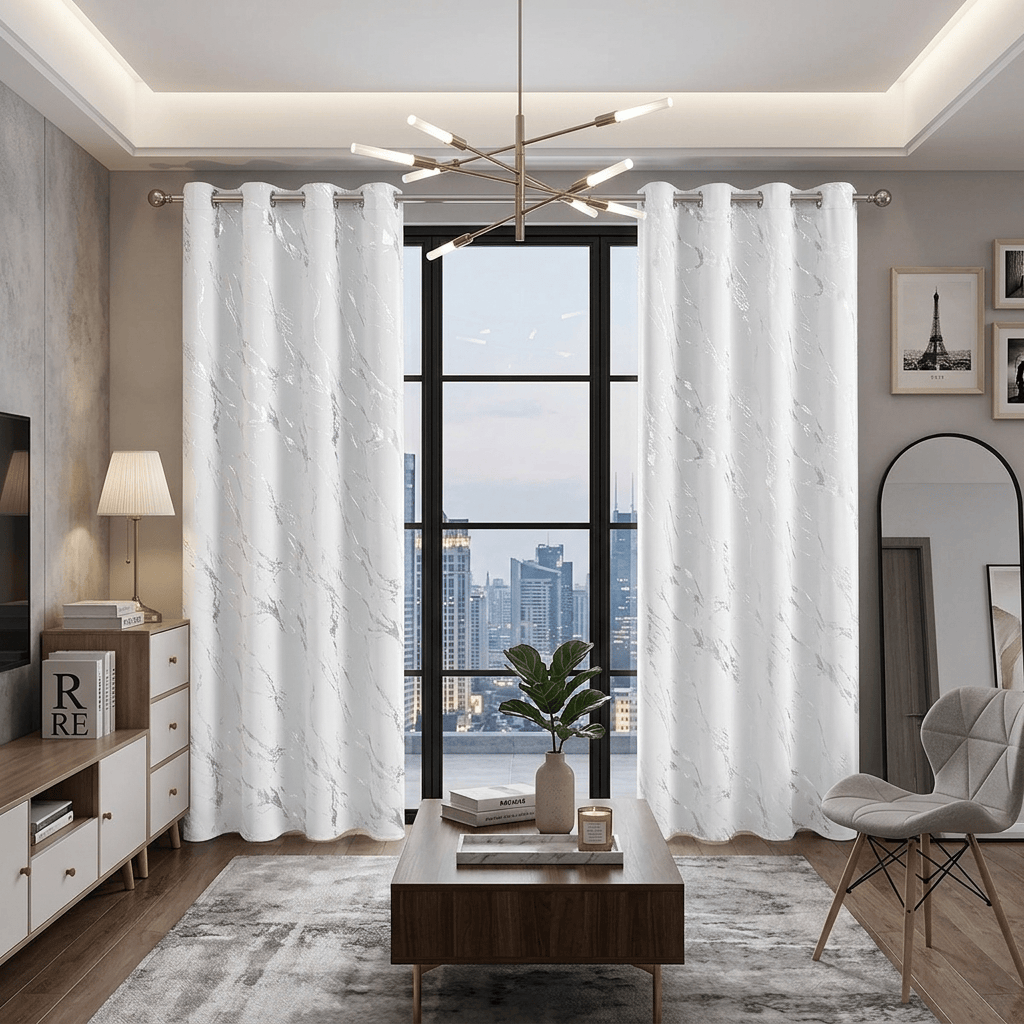 Rideaux salon moderne Veloria