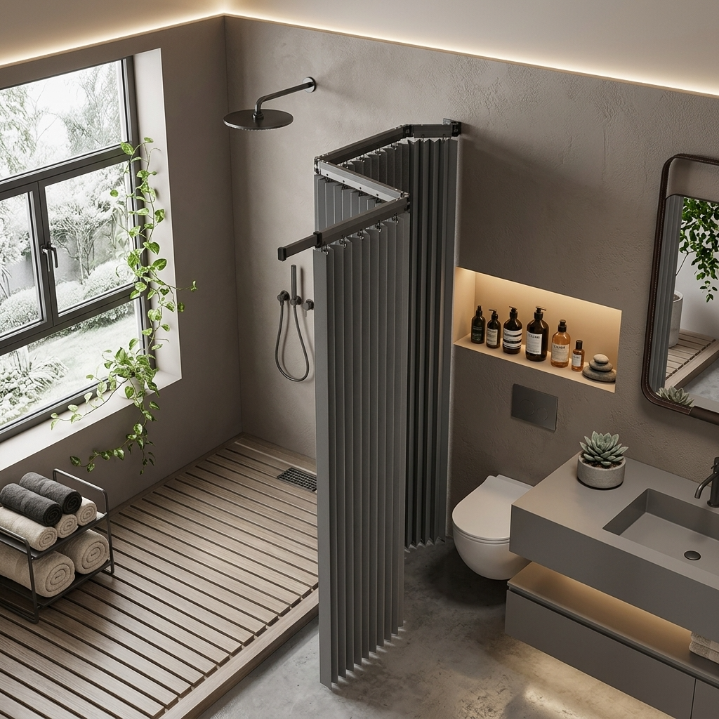 Tringle rideau de douche