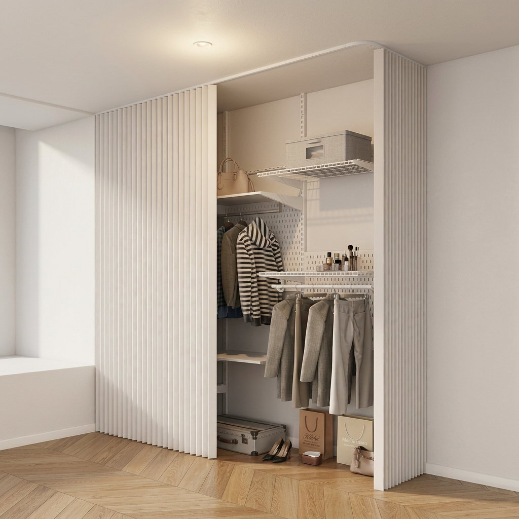 Rail rideau plafond