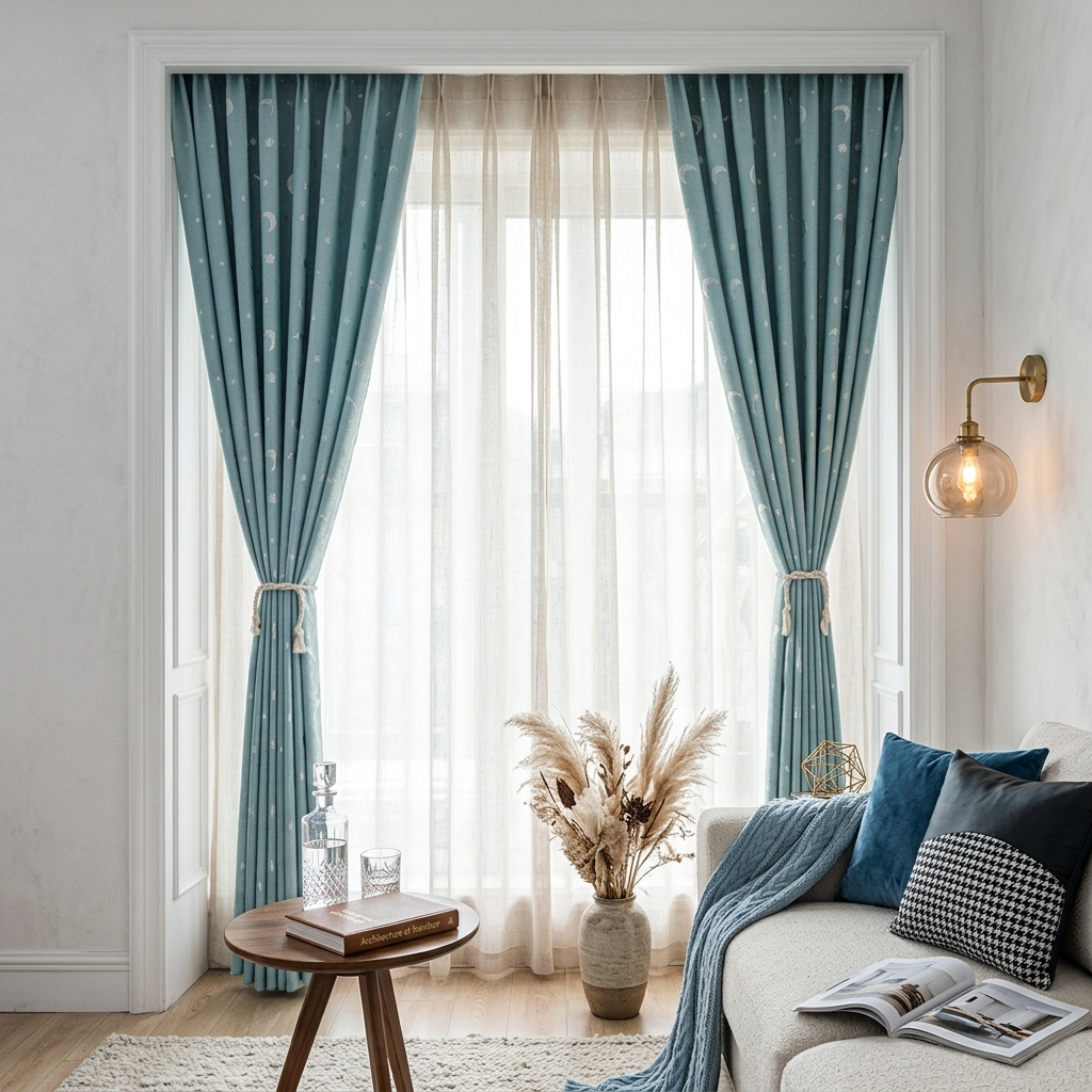 Rideau garçon chambre