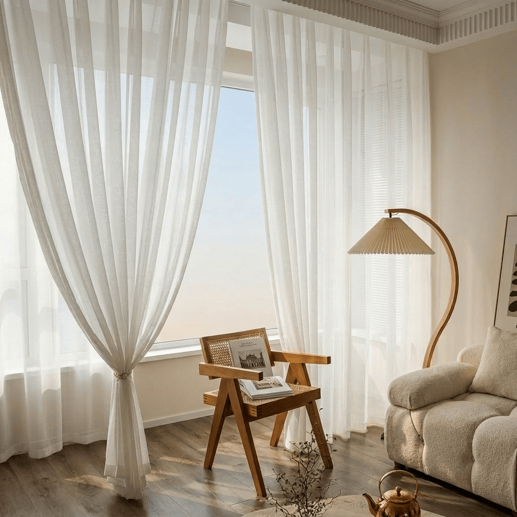 Rideau salon voilage Veloria