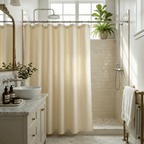 Rideau de douche en tissu Veloria