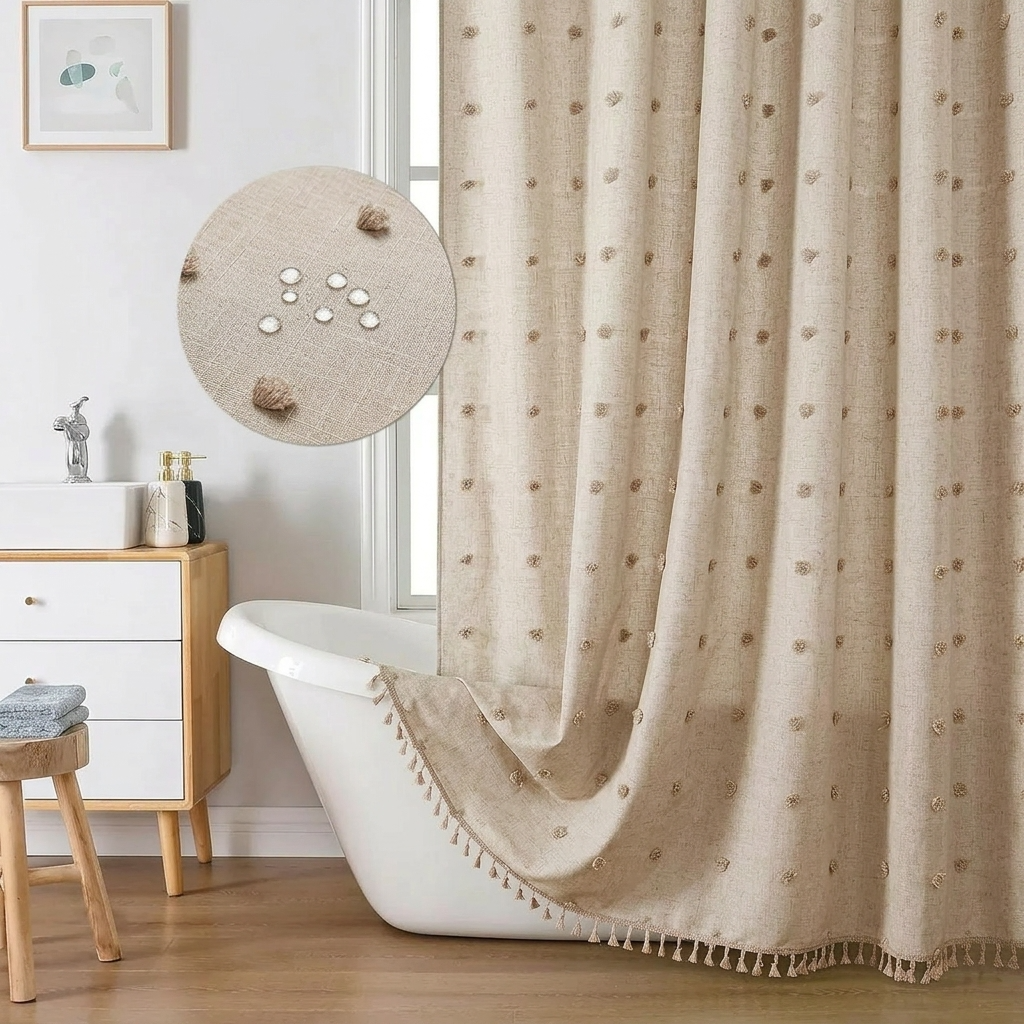 Rideau de douche chic