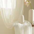 Rideaux blanc coton Veloria