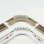 Rail rideau plafond