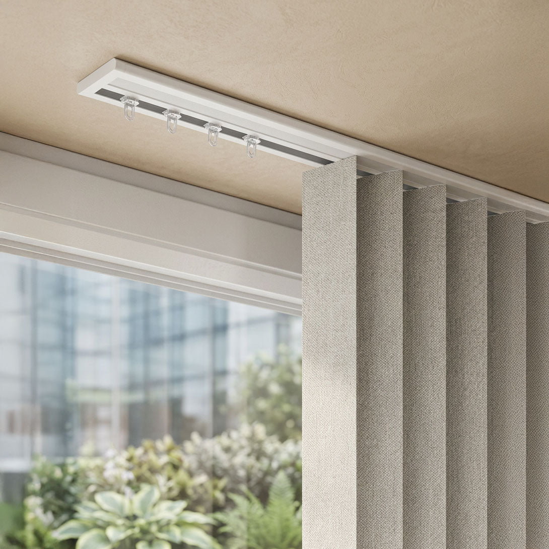 Rail rideau plafond