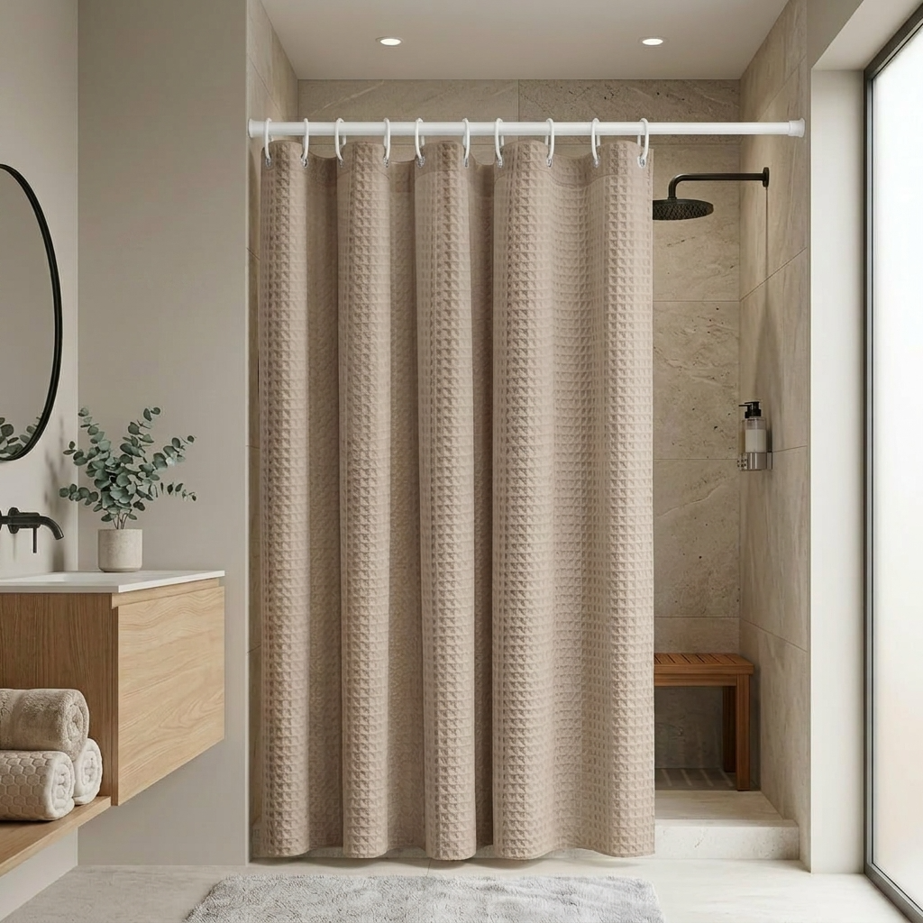 Rideau de douche anti moisissure