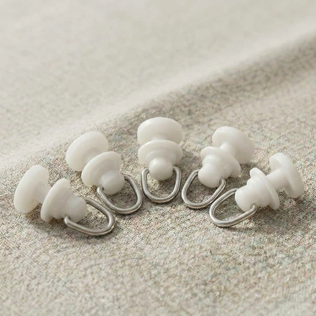 Crochet rideau rail