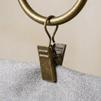 Anneaux clips pour rideaux