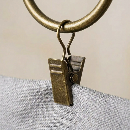 Anneaux clips pour rideaux