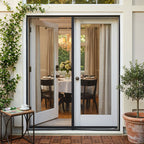 Rideau de porte extérieur moustiquaire