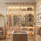 Rideau dressing chambre