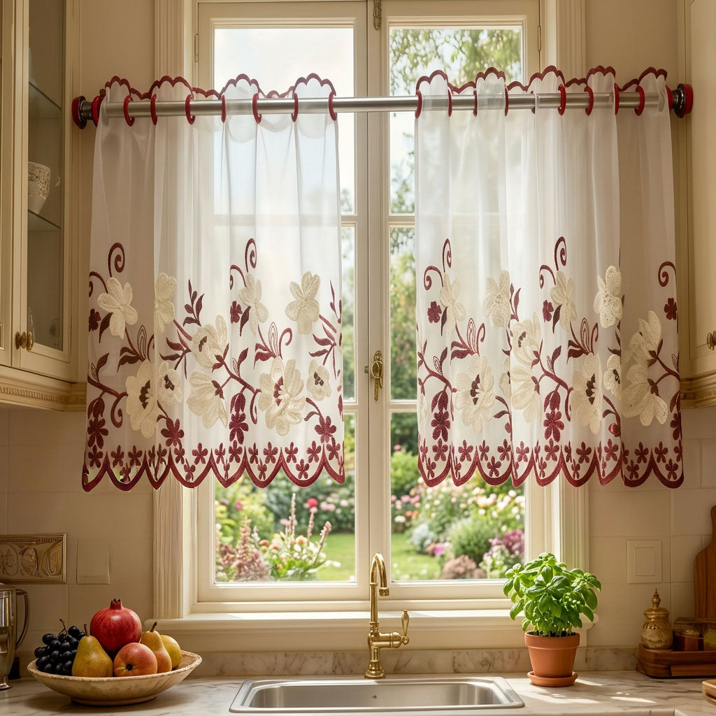 Rideaux cuisine brise bise