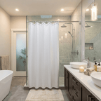 Rideau de douche en tissu Veloria