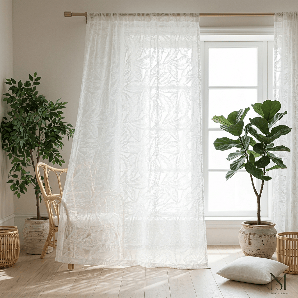 Rideau motif Veloria