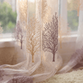 Rideau voilage blanc avec motif Veloria